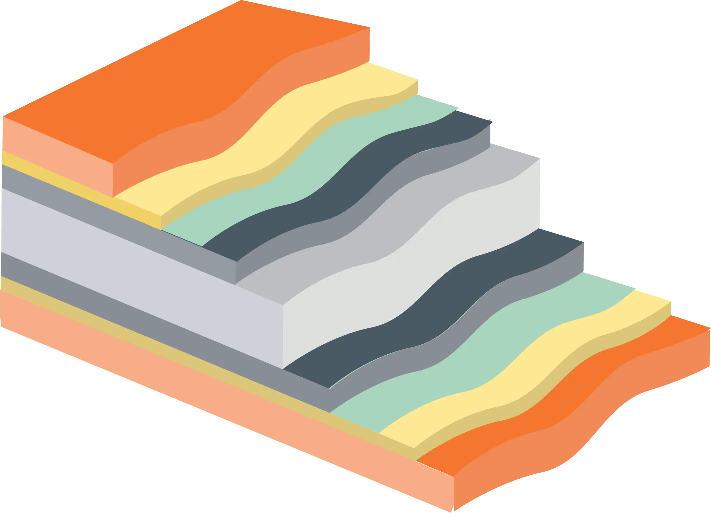 Řez vrstvami Granite® HDX