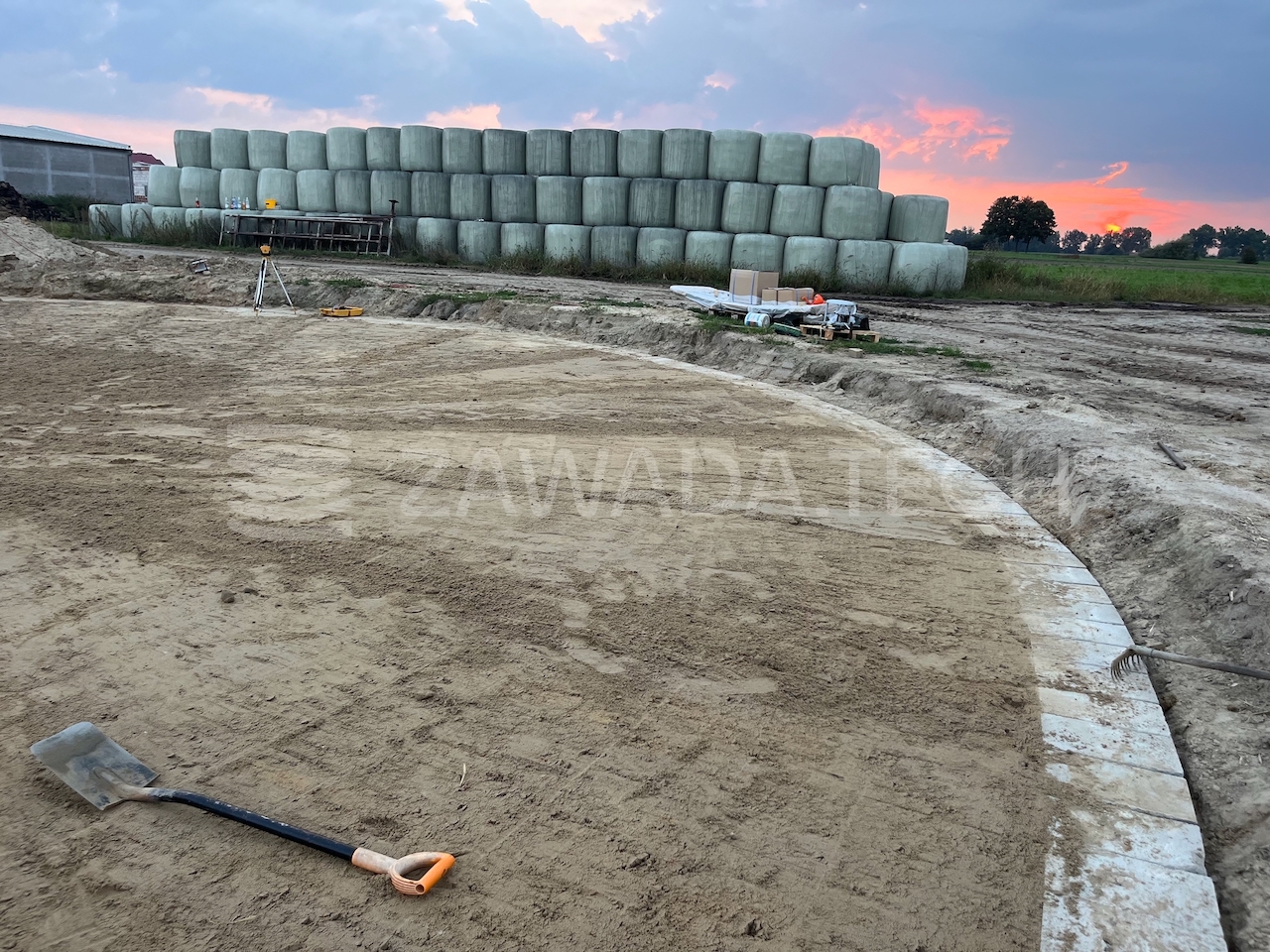 1060m³ - Ø 20.94 m x h 3.08 m - zbiornik na gnojowicę, wielkopolska
