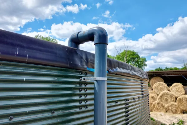 Typ zbiornika GNOJOWICA, pojemność: 2316 m3, woj. wielkopolskie. Przeznaczenie: gnojówka, gnojowica, poferment