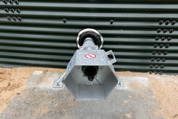 Typ zbiornika GNOJOWICA, pojemność: 2316 m3, woj. wielkopolskie. Przeznaczenie: gnojówka, gnojowica, poferment