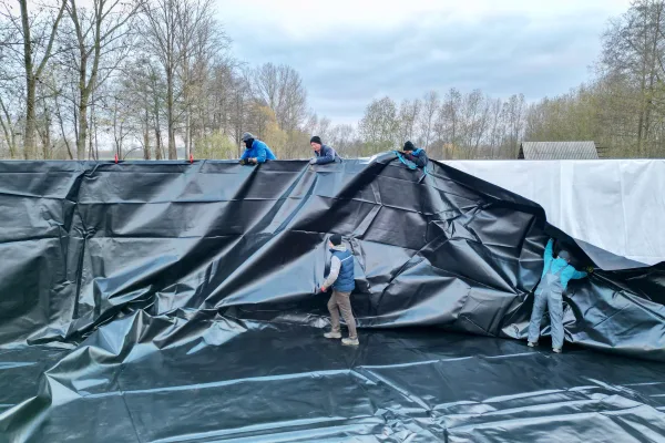 Typ zbiornika GNOJOWICA, pojemność: 2316 m3, woj. wielkopolskie. Przeznaczenie: gnojówka, gnojowica, poferment