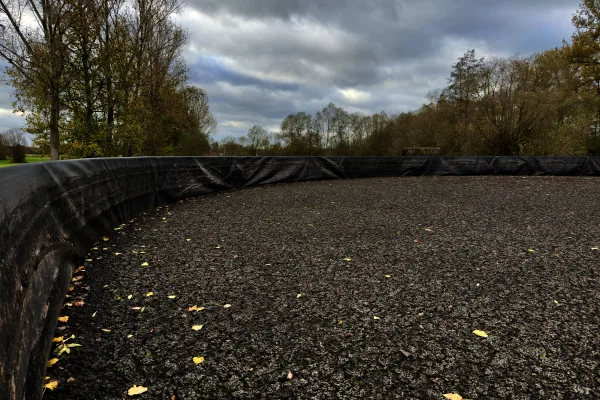 Typ zbiornika GNOJOWICA, pojemność: 2316 m3, woj. wielkopolskie. Przeznaczenie: gnojówka, gnojowica, poferment