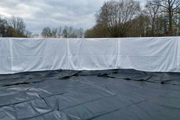 Typ zbiornika GNOJOWICA, pojemność: 2316 m3, woj. wielkopolskie. Przeznaczenie: gnojówka, gnojowica, poferment