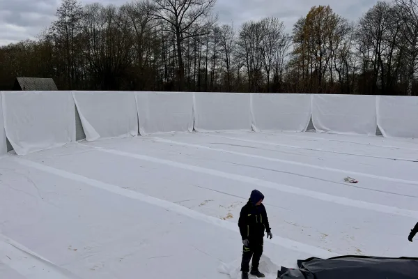 Typ zbiornika GNOJOWICA, pojemność: 2316 m3, woj. wielkopolskie. Przeznaczenie: gnojówka, gnojowica, poferment