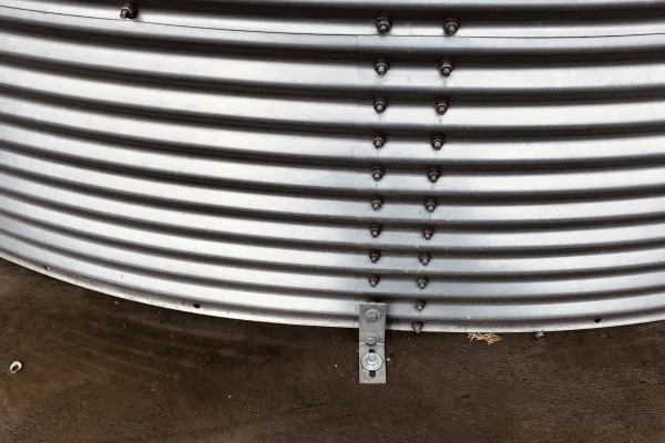 Typ zbiornika STANDARD, pojemność: 90 m3, woj. opolskie. Przeznaczenie: woda deszczowa, gruntowa