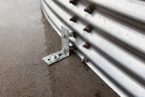 Typ zbiornika STANDARD, pojemność: 90 m3, woj. opolskie. Przeznaczenie: woda deszczowa, gruntowa