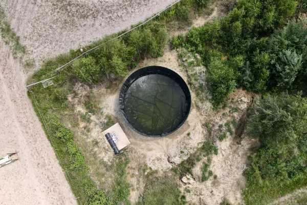 Typ zbiornika STANDARD, pojemność: 120 m3, woj. opolskie