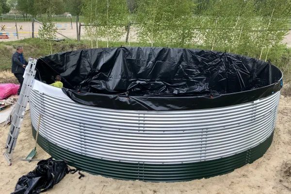 Typ zbiornika STANDARD, pojemność: 120 m3, woj. opolskie