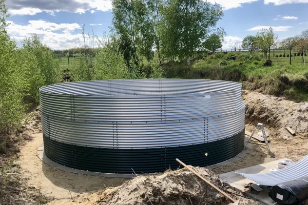 Typ zbiornika STANDARD, pojemność: 120 m3, woj. opolskie