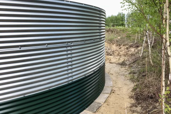 Typ zbiornika STANDARD, pojemność: 120 m3, woj. opolskie