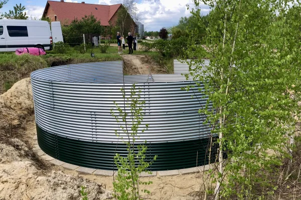 Typ zbiornika STANDARD, pojemność: 120 m3, woj. opolskie