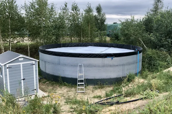 Typ zbiornika STANDARD, pojemność: 120 m3, woj. opolskie