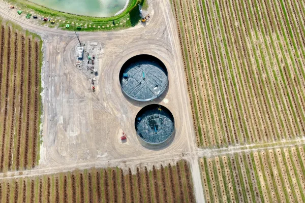 Typ zbiornika STANDARD, pojemność: 966 m3, woj. lubelskie