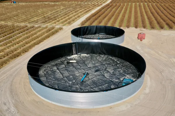 Typ zbiornika STANDARD, pojemność: 966 m3, woj. lubelskie