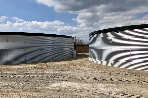 Typ zbiornika STANDARD, pojemność: 966 m3, woj. lubelskie