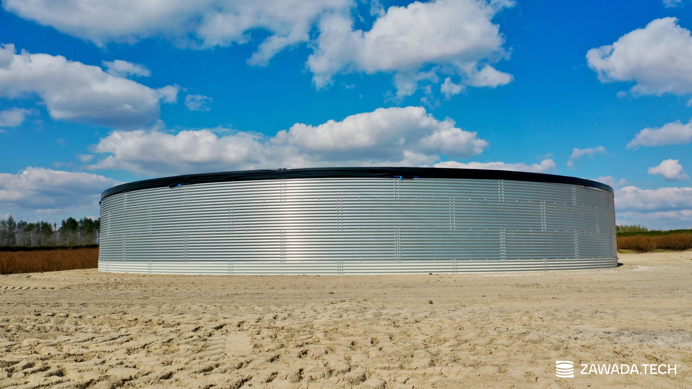 Typ zbiornika STANDARD, pojemność: 966 m3, woj. lubelskie