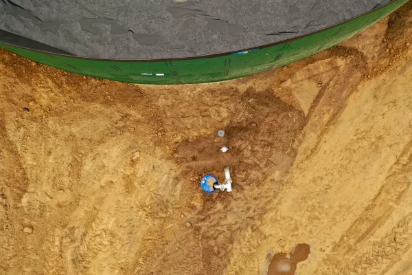 Typ zbiornika GNOJOWICA, pojemność: 1826 m3, woj. wielkopolskie. Przeznaczenie: gnojówka, gnojowica, poferment