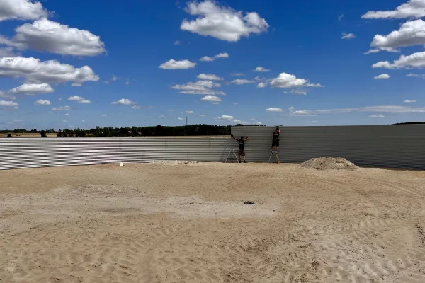 Typ zbiornika GNOJOWICA, pojemność: 1826 m3, woj. wielkopolskie. Przeznaczenie: gnojówka, gnojowica, poferment