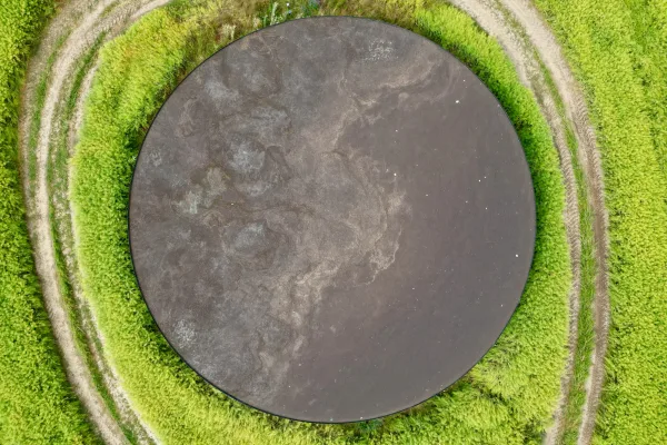 Typ zbiornika GNOJOWICA, pojemność: 1826 m3, woj. wielkopolskie. Przeznaczenie: gnojówka, gnojowica, poferment