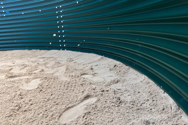 Typ zbiornika STANDARD, pojemność: 54 m3, woj. świętokrzyskie. Przeznaczenie: woda deszczowa, gruntowa