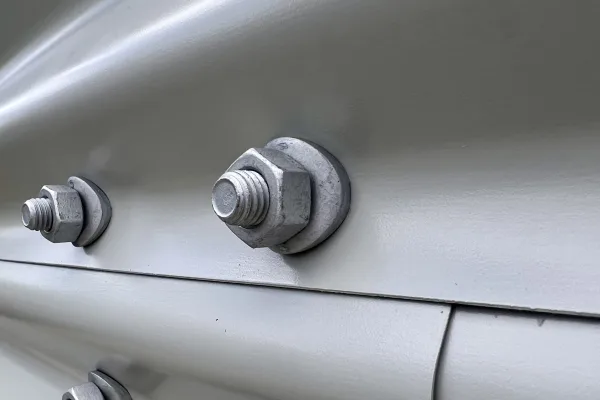 Typ zbiornika STANDARD, pojemność: 54 m3, woj. świętokrzyskie. Przeznaczenie: woda deszczowa, gruntowa