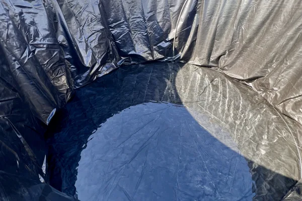 Typ zbiornika STANDARD, pojemność: 54 m3, woj. świętokrzyskie. Przeznaczenie: woda deszczowa, gruntowa