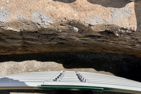 Typ zbiornika STANDARD, pojemność: 54 m3, woj. świętokrzyskie. Przeznaczenie: woda deszczowa, gruntowa