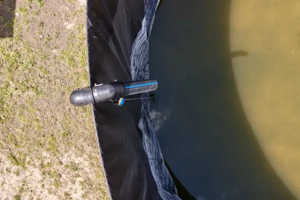 Typ zbiornika STANDARD, pojemność: 303 m3, woj. śląskie. Przeznaczenie: woda deszczowa, gruntowa