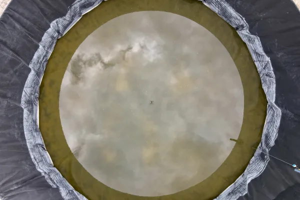 Typ zbiornika STANDARD, pojemność: 303 m3, woj. śląskie. Przeznaczenie: woda deszczowa, gruntowa