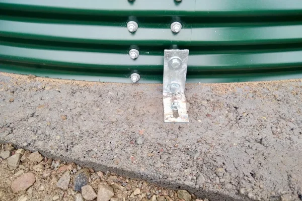 Typ zbiornika STANDARD, pojemność: 50 m3, woj. zachodniopomorskie. Przeznaczenie: woda deszczowa, gruntowa