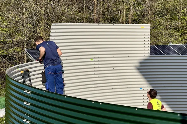 Typ zbiornika STANDARD, pojemność: 162 m3, woj. podkarpackie