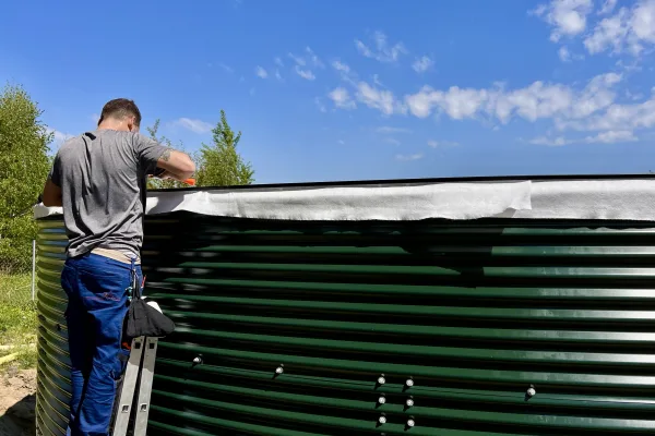 Typ zbiornika STANDARD, pojemność: 162 m3, woj. podkarpackie