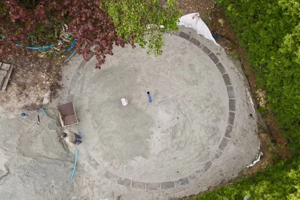 Typ zbiornika STANDARD, pojemność: 122 m3, woj. śląskie. Przeznaczenie: woda deszczowa, gruntowa