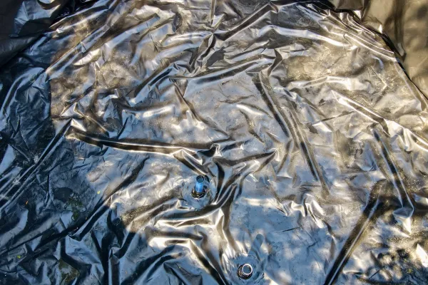 Typ zbiornika STANDARD, pojemność: 122 m3, woj. śląskie. Przeznaczenie: woda deszczowa, gruntowa