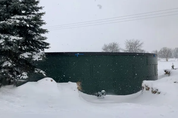 Zbiornik 338 m³ - GNOJOWICA - 338 m3 - woj. opolskie