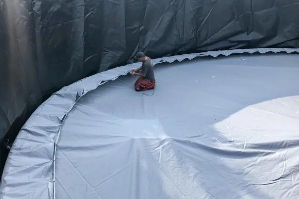 Typ zbiornika GNOJOWICA, pojemność: 338 m3, woj. opolskie. Przeznaczenie: gnojówka, gnojowica, poferment