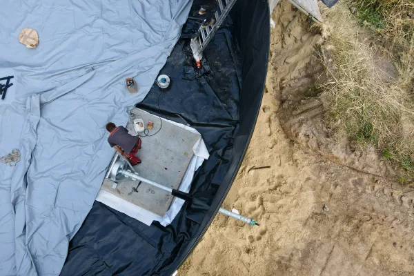 Typ zbiornika GNOJOWICA, pojemność: 338 m3, woj. opolskie. Przeznaczenie: gnojówka, gnojowica, poferment