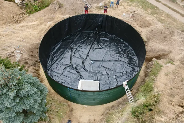 Typ zbiornika GNOJOWICA, pojemność: 338 m3, woj. opolskie. Przeznaczenie: gnojówka, gnojowica, poferment