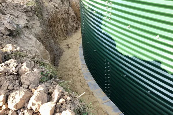 Typ zbiornika GNOJOWICA, pojemność: 338 m3, woj. opolskie. Przeznaczenie: gnojówka, gnojowica, poferment