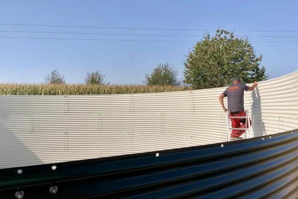 Typ zbiornika GNOJOWICA, pojemność: 338 m3, woj. opolskie. Przeznaczenie: gnojówka, gnojowica, poferment