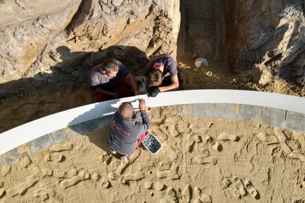 Typ zbiornika GNOJOWICA, pojemność: 338 m3, woj. opolskie. Przeznaczenie: gnojówka, gnojowica, poferment