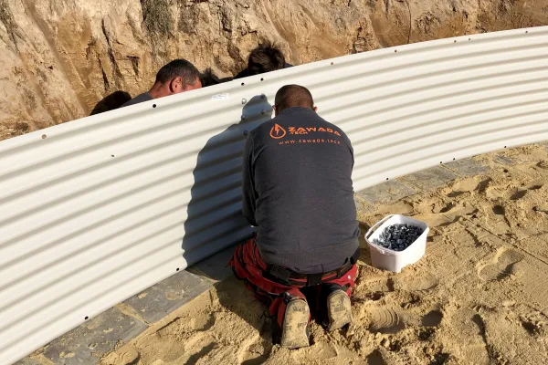 Typ zbiornika GNOJOWICA, pojemność: 338 m3, woj. opolskie. Przeznaczenie: gnojówka, gnojowica, poferment