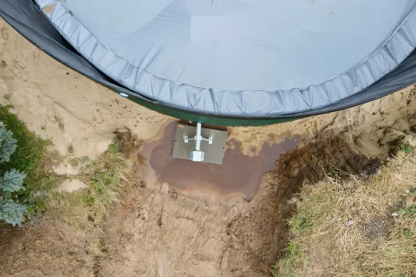 Typ zbiornika GNOJOWICA, pojemność: 338 m3, woj. opolskie. Przeznaczenie: gnojówka, gnojowica, poferment