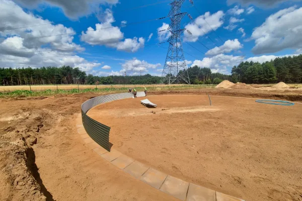 Typ zbiornika STANDARD, pojemność: 944 m3, woj. zachodniopomorskie. Przeznaczenie: woda deszczowa, gruntowa