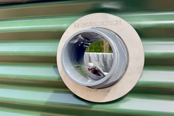 Typ zbiornika STANDARD, pojemność: 200 m3, woj. mazowieckie. Przeznaczenie: woda deszczowa, gruntowa