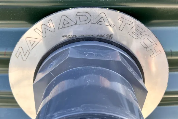 Typ zbiornika STANDARD, pojemność: 90 m3, woj. wielkopolskie. Przeznaczenie: woda deszczowa, gruntowa, technologiczna, PPOŻ