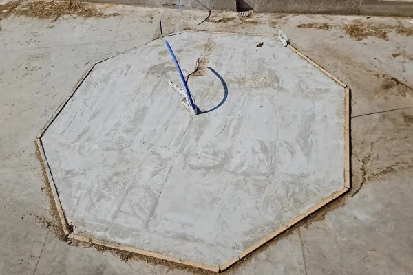 Typ zbiornika STANDARD, pojemność: 90 m3, woj. wielkopolskie. Przeznaczenie: woda deszczowa, gruntowa, technologiczna, PPOŻ