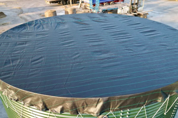 Typ zbiornika STANDARD, pojemność: 90 m3, woj. wielkopolskie. Przeznaczenie: woda deszczowa, gruntowa, technologiczna, PPOŻ