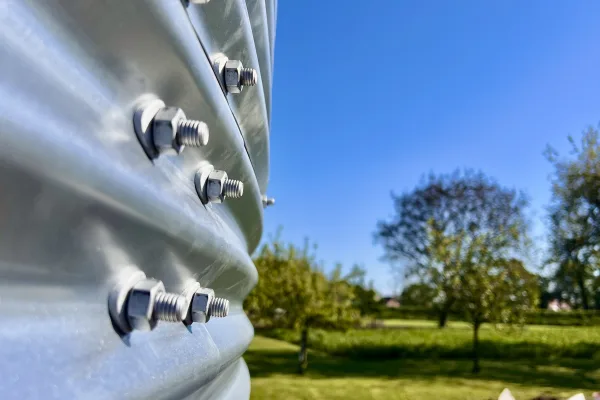 Typ zbiornika STANDARD, pojemność: 162 m3. Przeznaczenie: woda deszczowa, gruntowa