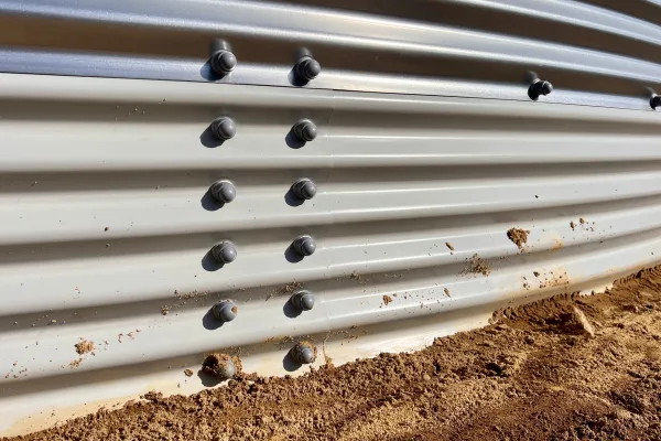 Typ zbiornika STANDARD, pojemność: 162 m3. Przeznaczenie: woda deszczowa, gruntowa